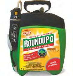 Bekämpning 42121 5HKREEL*aachhc+ 42137 5HKREEL*aacceg+ 42139 5HKREEL*aacchh+ Roundup Quick Färdig att använda. Praktisk sprayflaska med två inställningar och barnsäker spraypistol.