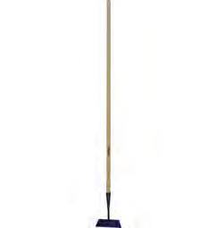 Skaft i lackad asp Ø 24 mm 150 cm. Roskratta Traditionell modell i stål.