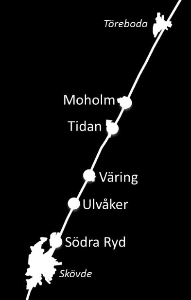 Västtågsutredningen 2017-09-26 16 (22) Målbilden Tåg 2035 omfattar bl a partiellt dubbelspår på en längre sträcka mellan Stenungsund och Göteborg samt uppgradering till 160 km/tim.