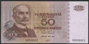 000:- 725 Pick 98 Finland 1 markka 1963.