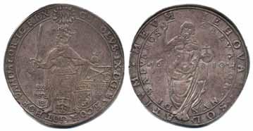 Karl IX (1604-1611) 59 59 SM 23a 1 riksdaler 1610. 29,02 g.
