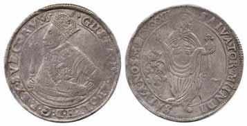 Gustav II Adolf (1611-1632) 69 SM 25 1 riksdaler 1617. 31,34 g. Typ II. WANDALO. Utomordentligt exemplar.