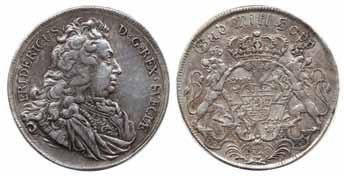 01 500:- 177 SM 221 1 daler SM (nödmynt) 1718. 4,52 g. MERKVRIVS.