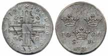 1+ 500:- 192 193 194 192 SM 134 5 öre 1731. 3,65 g. Ex.