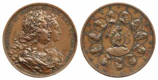 000:- 208 208 Fredrik I 1720-1751, Hedlingers regentlängd, 34 mm, 14,74 g.