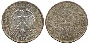 000:- 553 KM 56 Germany Reich 5 reichsmark 1927.