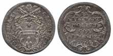 VF 800:- 570 KM 661 Italy Pontificial States Clement XI Guilio 1702. 3,00 g.