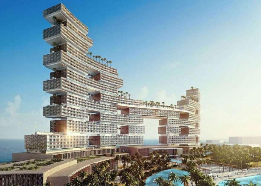 FÖRENADE ARAB EMIRATEN DUBAI THE ROYAL ATLANTIS Detta syster hotell till nuvarande Atlantis på Palm Jumeirah har påbörjats och beräknas vara