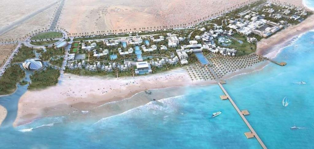 QATAR ZULAL WELLNESS RESORT PROJEKT Mellanösterns första islamska wellness resort ska byggas på norra spetsen av landet 12 mil ifrån Doha.