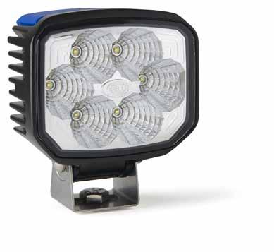 R AP 1200 LED LED 1200 lumen Låg effektförbrukning Hus av aluminium Prisvärd LED-arbetsstrålkastare i lite enklare utförande. Fyra högeffektsdioder ger hela 1200 uppmätta lumen.