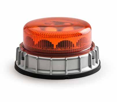 K-LED 2.0 LED blixt- eller roterande ljus Mycket vibrationstålig Multivolt 10-32 V Effektivt LED-varningsljus som är omställbart mellan blixt- eller roterande ljusfunktion.