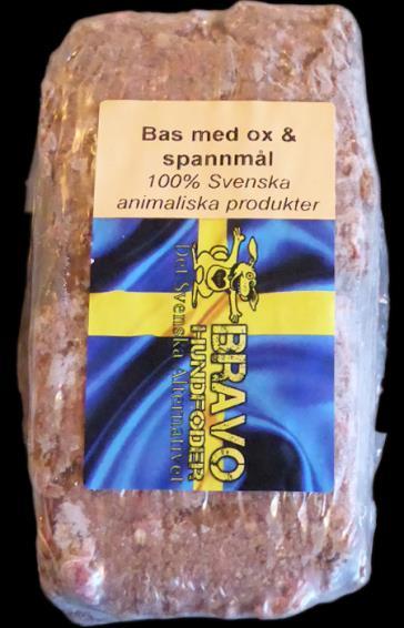För hundar med mag- och tarmproblem För hårt arbetande hundar För en bättre päls Innehåll: Animaliska köttprodukter från svenska nötdjur 45%.