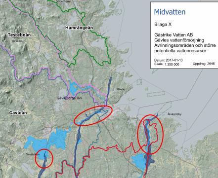 Prioritering Resurser Tillräcklig mängd Avstånd Kvalitet Långsiktig hållbarhet klimatsäkring Prio -> områden med förutsättning för konstgjord infiltration