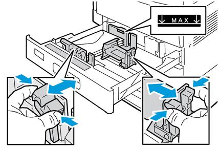 Välj kuvertformat genom att trycka på den nuvarande formatinställningen och välja format. Välj papperstyp genom att trycka på den nuvarande papperstypen och välja Kuvert.