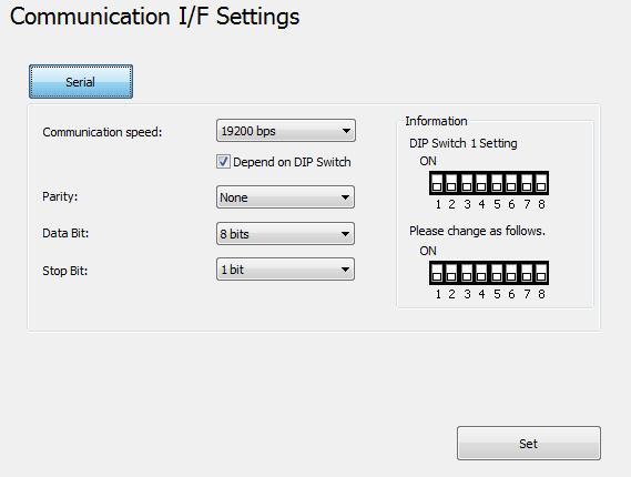 TM-T88V Utility När Communication speed (Kommunikationshastighet) är 38 400 bps eller högre Stäng av strömmen till skrivaren.