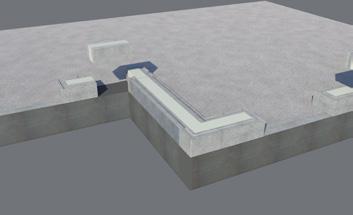 3. Utförande Murning Glidskikt av rostfri plåt eller 3-4 mm grundmurspapp appliceras under murverket.