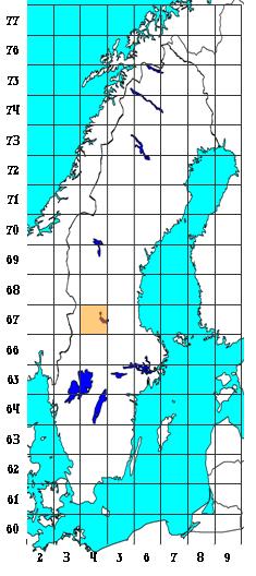 Kapitel 5: Geodetiska referenssystem 5.2.5 SWEREF 99 TM indexsystem Ett indexsystem syftar till att skapa ett reguljärt rutnät där varje ruta har en unik beteckning.