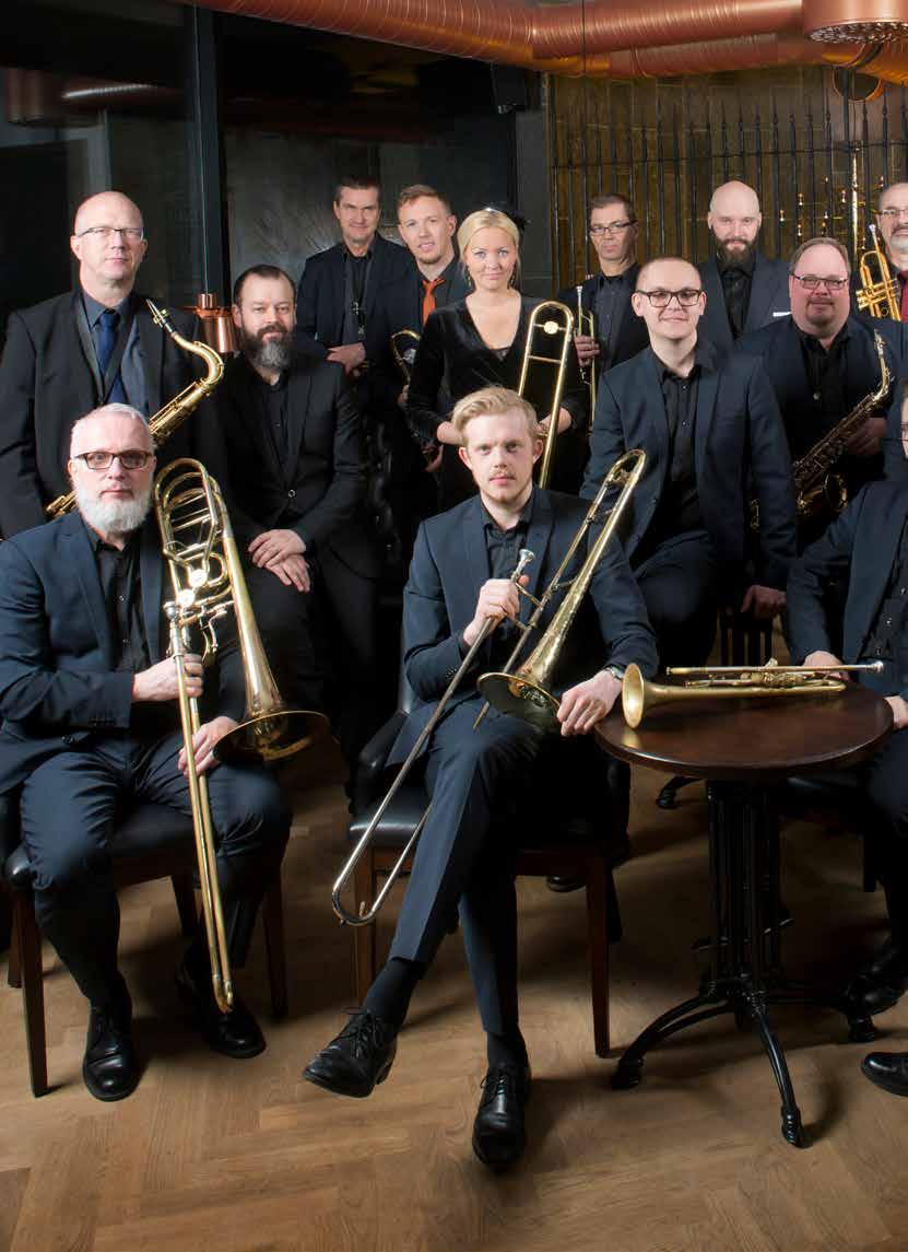 Foto: Anders Alm MUSIKER Saxofon och träblås Håkan Broström Jan Thelin Mats Garberg Robert Nordmark Per Moberg Trumpet Bo Strandberg Magnus Ekholm Dan Johansson Jacek
