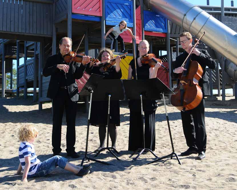 BARN OCH UNGDOM Lättsamt möte med klassisk livemusik Foto: Marie Lundgren MUSIK PUNKT NU FAKTA Period 29 januari 4 februari och 1 7 oktober Målgrupp 4-9 år Publik 30 Speltid 35 min Lokal