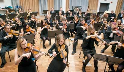 Musikerna i NUS är mellan 13-25 år och de framför allt från dataspelsmusik till klassiska verk och tack vare de offentliga konserter som ges når deras entusiasm och spelglädje