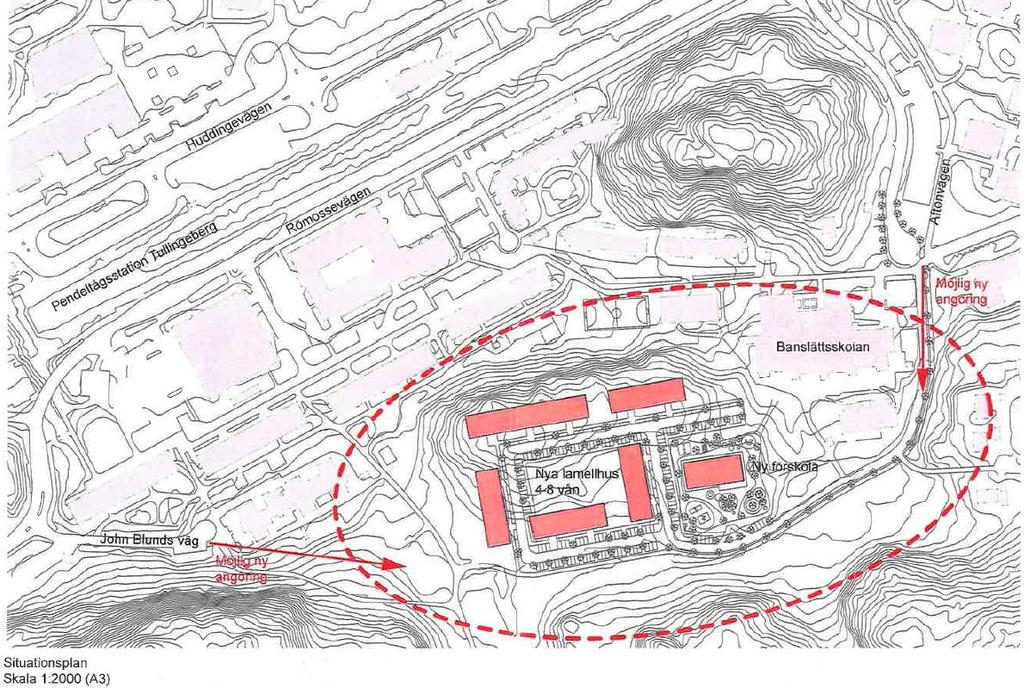 BOTKYRKA KOMMUN PLANBESKED, STÄLLNINGSTAGANDE 2 [12] Samhällsbyggnadsförvaltningen Planenheten 2016-04-20 Inledning Syftet med begäran av planbesked Översiktlig beskrivning av området Syftet med