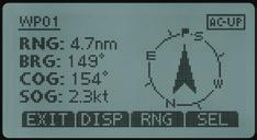 GPS, aktiv brusreducering samt DSC och MOB (man överbord). Nytt intuitivt användargränssnitt som gör användningen enkel.