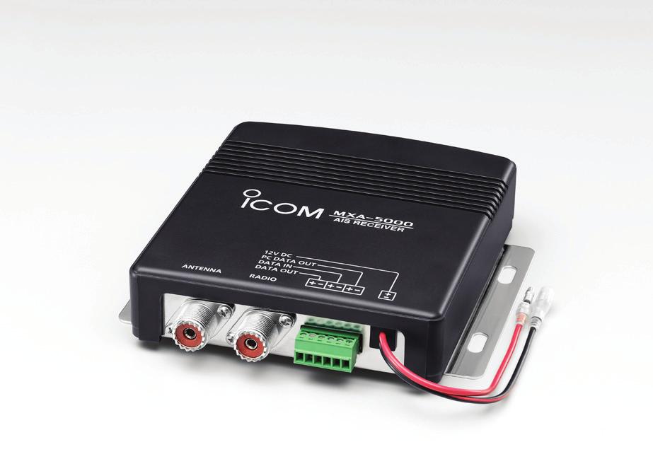 Icom MXA-5000 är en tvåkanals AIS-mottagare som gör det möjligt till en låg kostnad övervaka position, kurs, hastighet mm. från fartyg i närheten.