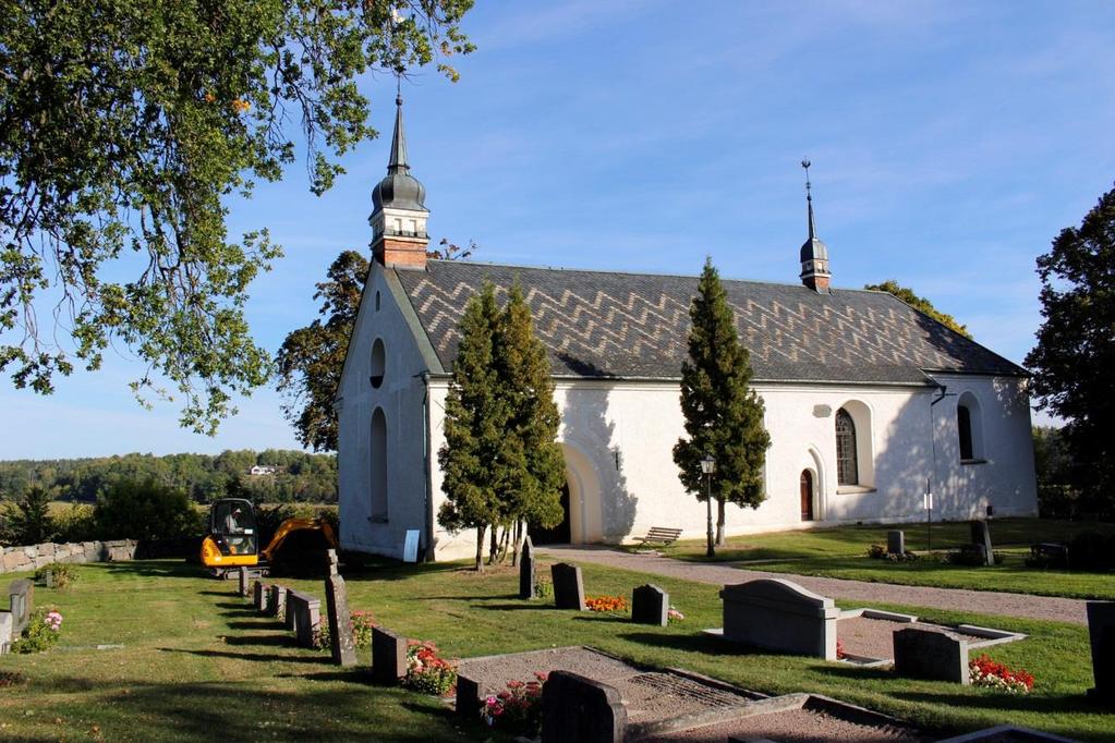 Syfte, metod och genomförande Åskskyddet vid Dalby kyrka och klockstapel behövde kompletteras genom nedläggande av ny ringledare samt jordplåtar runt kyrkobyggnaden.