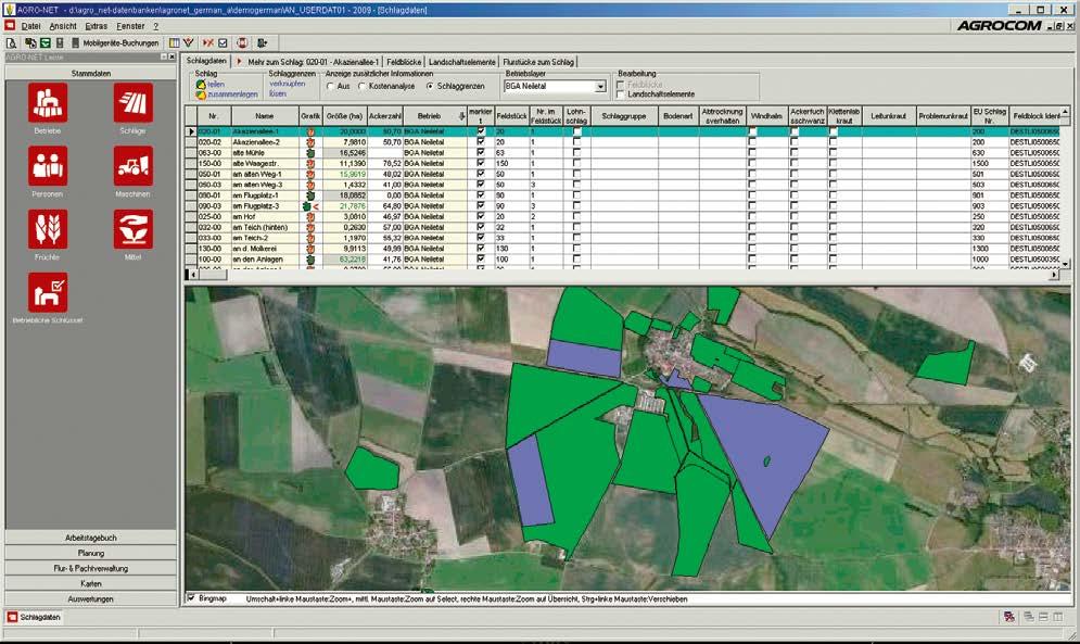 En stabil grund. Dina driftdata. Programvarulösningar AGROCOM MAP Precision Farming -specialisten. AGROCOM MAP är specialiserat på områdena maskinuppdrag, skördekartor och Precision Farming.