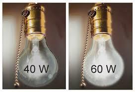 Energi Ju starkare en lampa ska lysa desto mer energi kräver den!