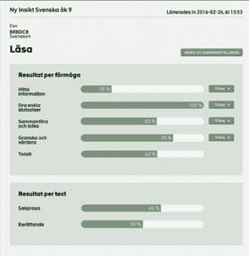 Pejlo Insikt åk 9 Kolla på din kunskapsprofil i Pejlo. Gå igenom ditt resultat på diagnosen och följ rekommendationerna under Träna-knappen. Läsförståelse Totalt 0 59% Totalt 60 89% Totalt 90 100% 1.