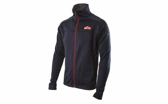 SKOD864 TRÖJA MONTE CARLO Exklusiv mörklbå zip-tröja designad tillsammans med varumärket Helly Hansen.