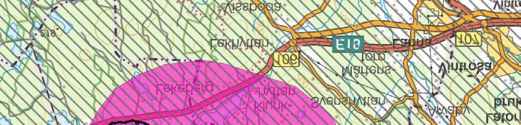 58 Teckenförklaring 0 1,25 2,5 5 Kilometer ± Riksintresse/område av betydelse