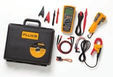 Fluke 1587 FC isolationsmultimeter lägger till fyra kraftfulla nya diagnostiska funktioner genom mätappen Fluke Connect : Pi/DAR-tidsförhållandetester med TrendIt -diagram identifierar fukt och