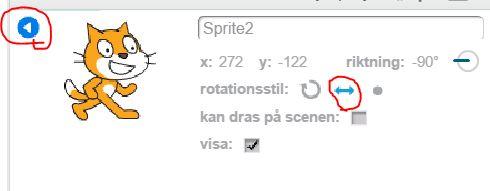 Byt till Cakesprajten - det är den fallande tårtans skript vi ändrar nu. 2. En variabel är ett värde som kan ändras under spelets gång.