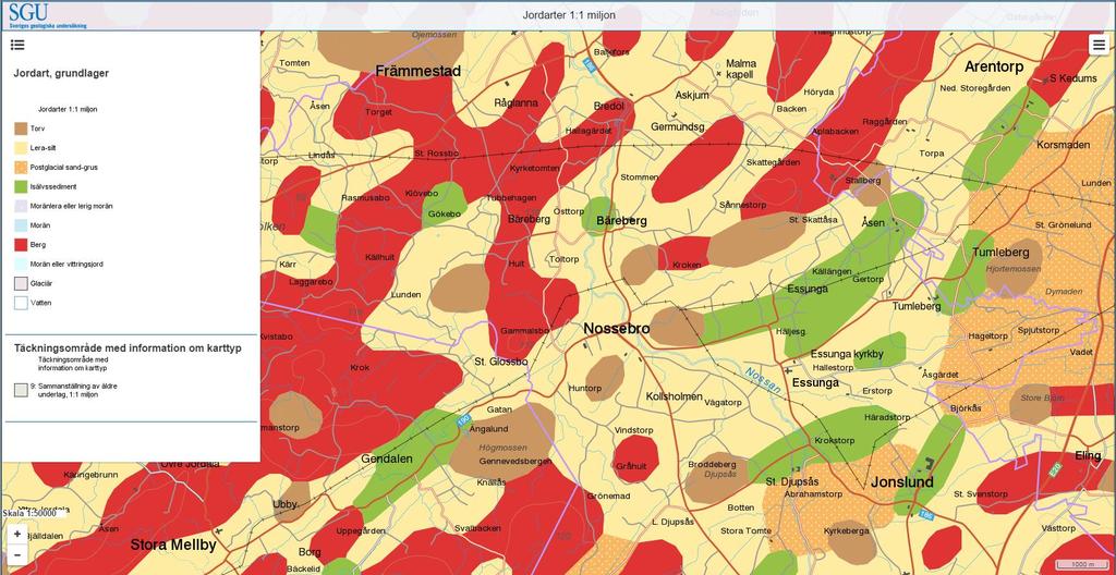 Geologi i Essunga Förutom de olika biologiska värdena är geologin i kommunen värd att nämna.