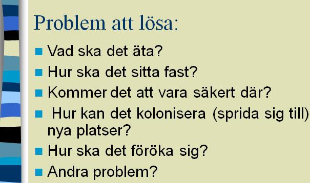 14 Utmaning: Uppfinn ett eget djur Den här uppgiften gör vi för att fundera på hur ett djur kan överleva.