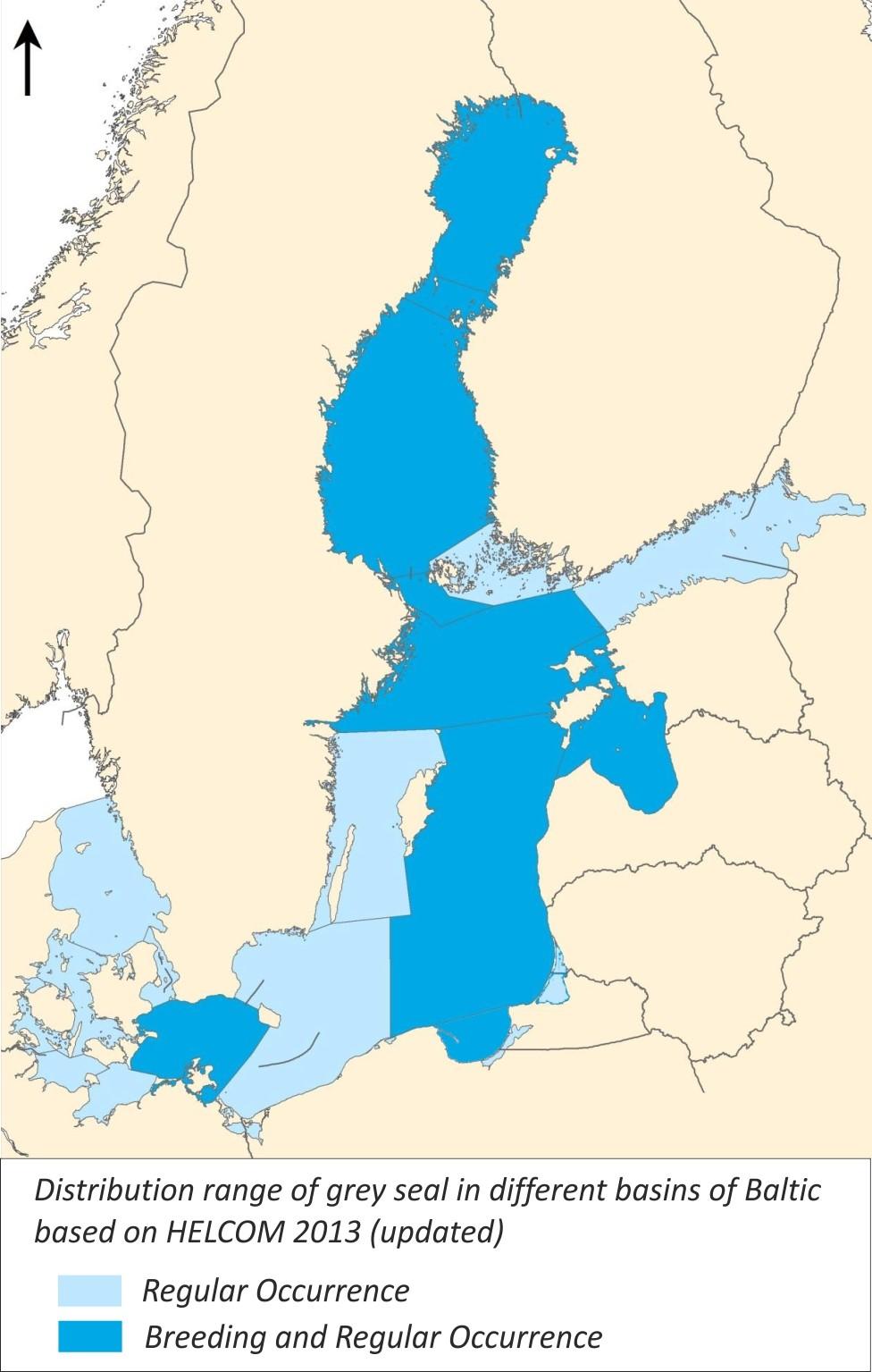 Utbredning och distribution: I början av 1900-talet var östersjö populationen av gråsälar runt 100.