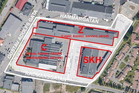 Planen Höstterminen 2015 startade Raoul Wallenbergskolan (RWS) upp en F-6 skola i f.d. Ahlsells lokaler på den angränsande fastigheten Hammaren 14. Omvandlingen föregicks av en detaljplan (DP 672).