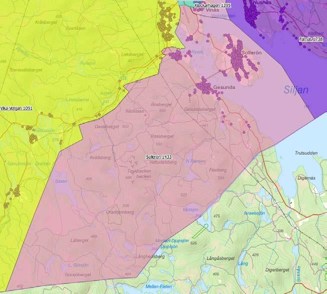 Mot valdistriktet Utmeland-Hånåkni dras en ny gräns från Kvarnholsvägen till Torvkittsvägen efter Selbäcksvägen mellan husen vid ängen Koxvägen och Lievägen.