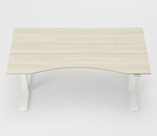 FUNKTIONER OCH TILLVAL Serie[P] är ergonomiska sitt/stå-bord som med sina genomtänkta funktioner och