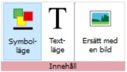 InPrint 3 I InPrint 3, väljer du symbolläge eller textläge direkt när du skapar ramen, rutnätet eller pratbubblan.