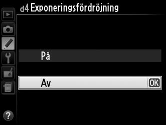 d3: Filnummersekvens G-knappen A Menyn anpassade inställningar När du tar ett fotografi tilldelas bildfilen ett namn som motsvarar det senast använda filnumret plus ett.