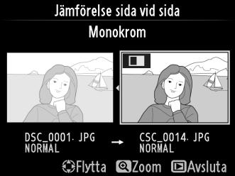 Jämförelse sida vid sida Jämför de retuscherade kopiorna med originalfotografierna.