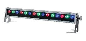 LED Willa Kraftfull LED-armatur med RGB-styrning eller vitt ljus. Med RGB-styrningen kan du få fram i princip vilken kulör som helst. Användbar vid ljussättning av exempelvis fasader och murar.