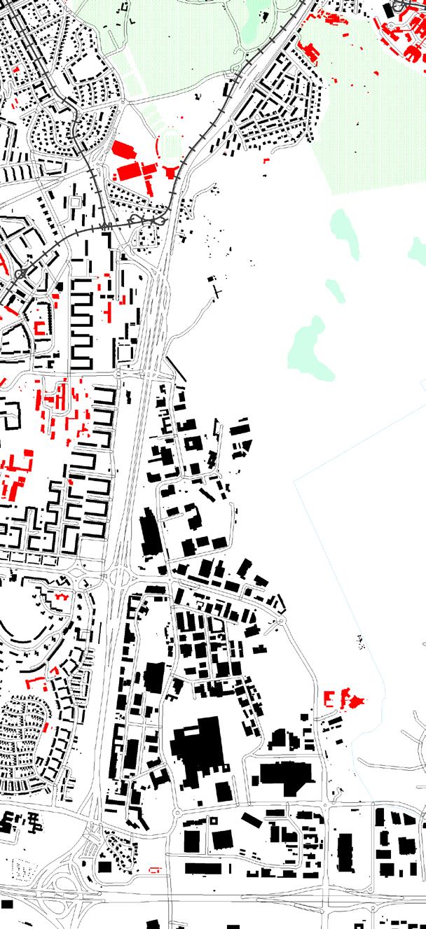 GENOMFÖRANDE Göteborgs kommun äger delar av skjutbanan samt upplagsytorna i söder inom programområdet men till största del ägs marken av privata aktörer.