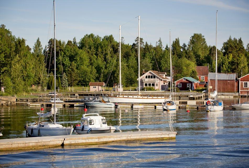 Skärgårdsöar utan fast landförbindelse Kommunens särskilda kust- och skärgårdskvaliteter är viktiga profilbärare.