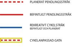 PENDLINGSCYKELVÄGNÄT Cyklister som pendlar från platser utanför Yttre ringvägen in mot Malmö har en snabb och gen koppling via cykelbanan längs Pildammsvägen.