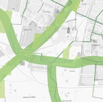 Planområdets signum är odling och planförslaget ska genom att tillvarata det erbjuda möjlighet till odling i kombination med stadsliv.