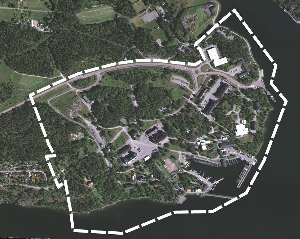 del av oskar fredriksborg rindö hamn 6 Avgränsning Området avgränsas i norr av Oskar Fredriksborgsvägen (väg 274) av Oxdjupet i öst och i syd av Solöfjärden.